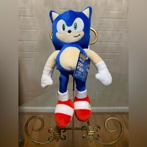 Sonic The Hedgehog Toy Factory 10”  Dog Toy With Squeaker